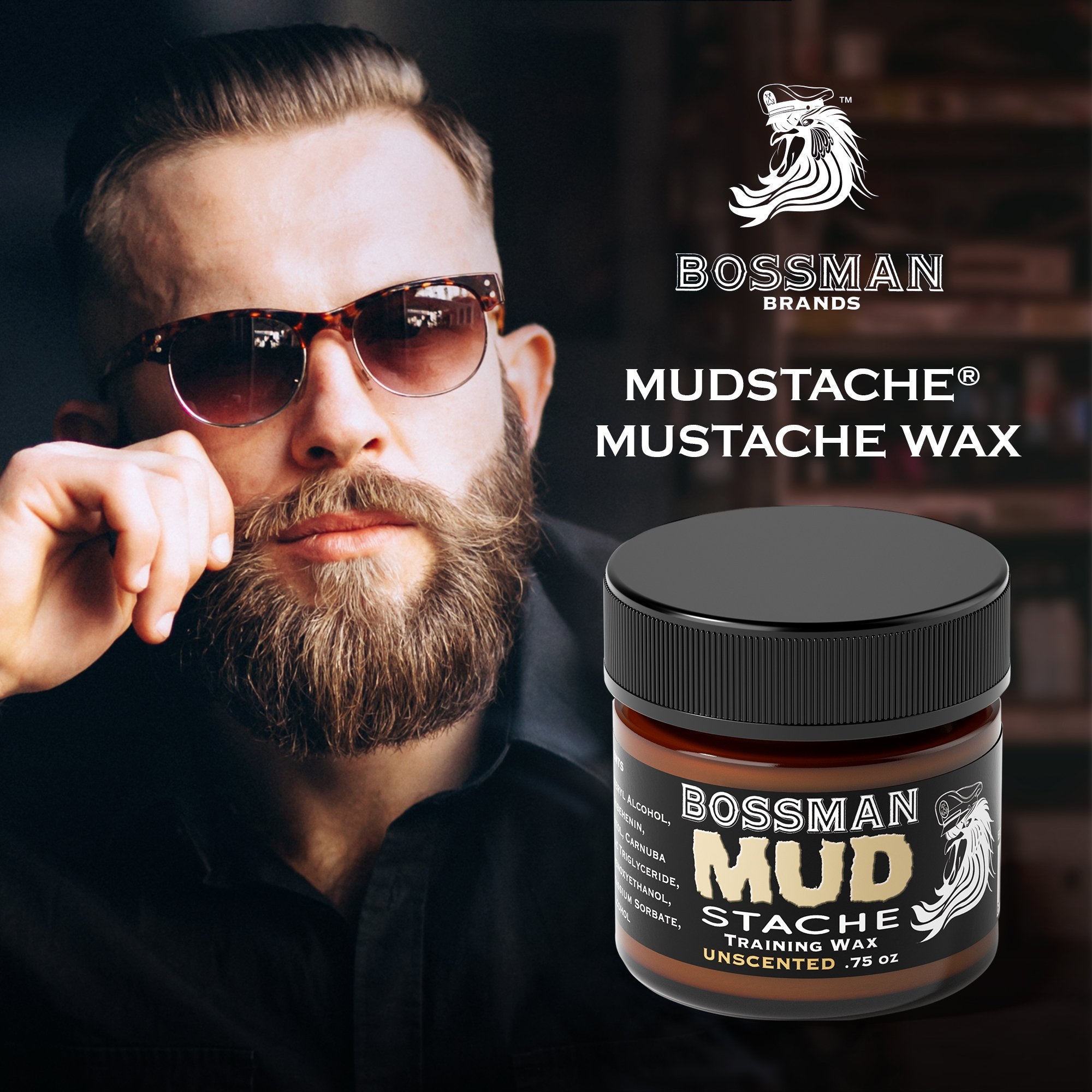 MUDstache® Mustache Wax - 3 Pack