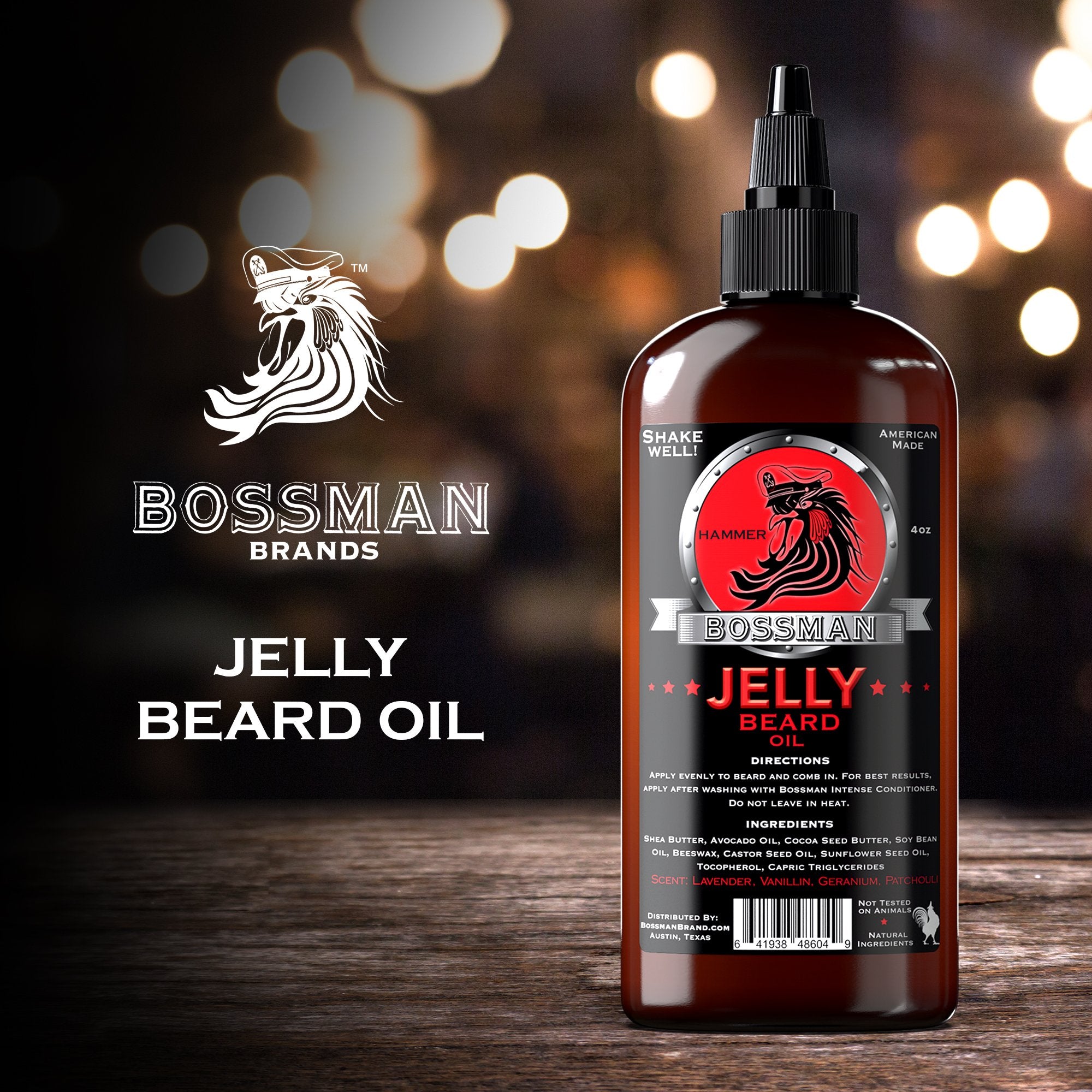 Jelly Beard Oil - Hammer Scent (3 Pack)