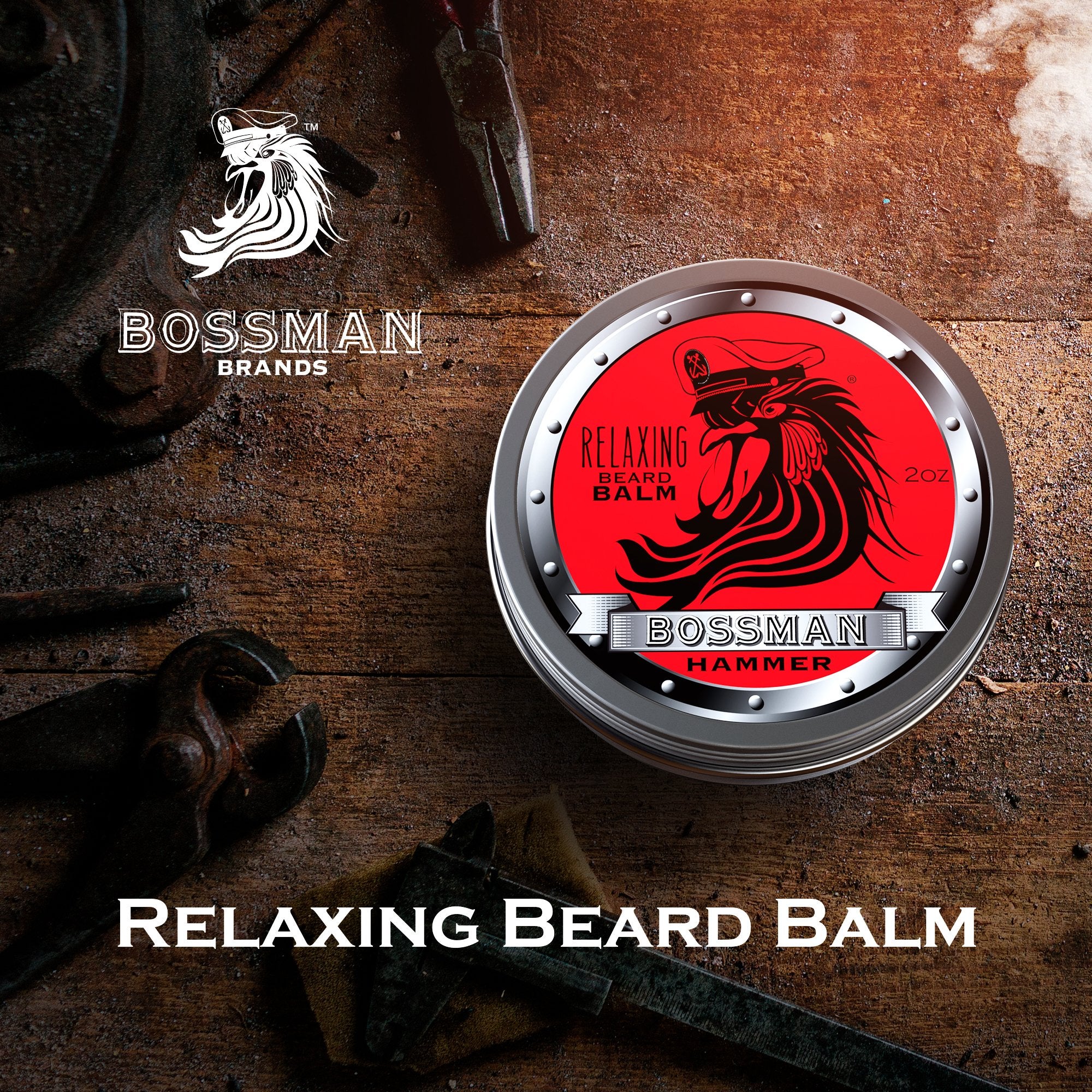 Relaxing Beard Balm - Hammer Scent (3 Pack)