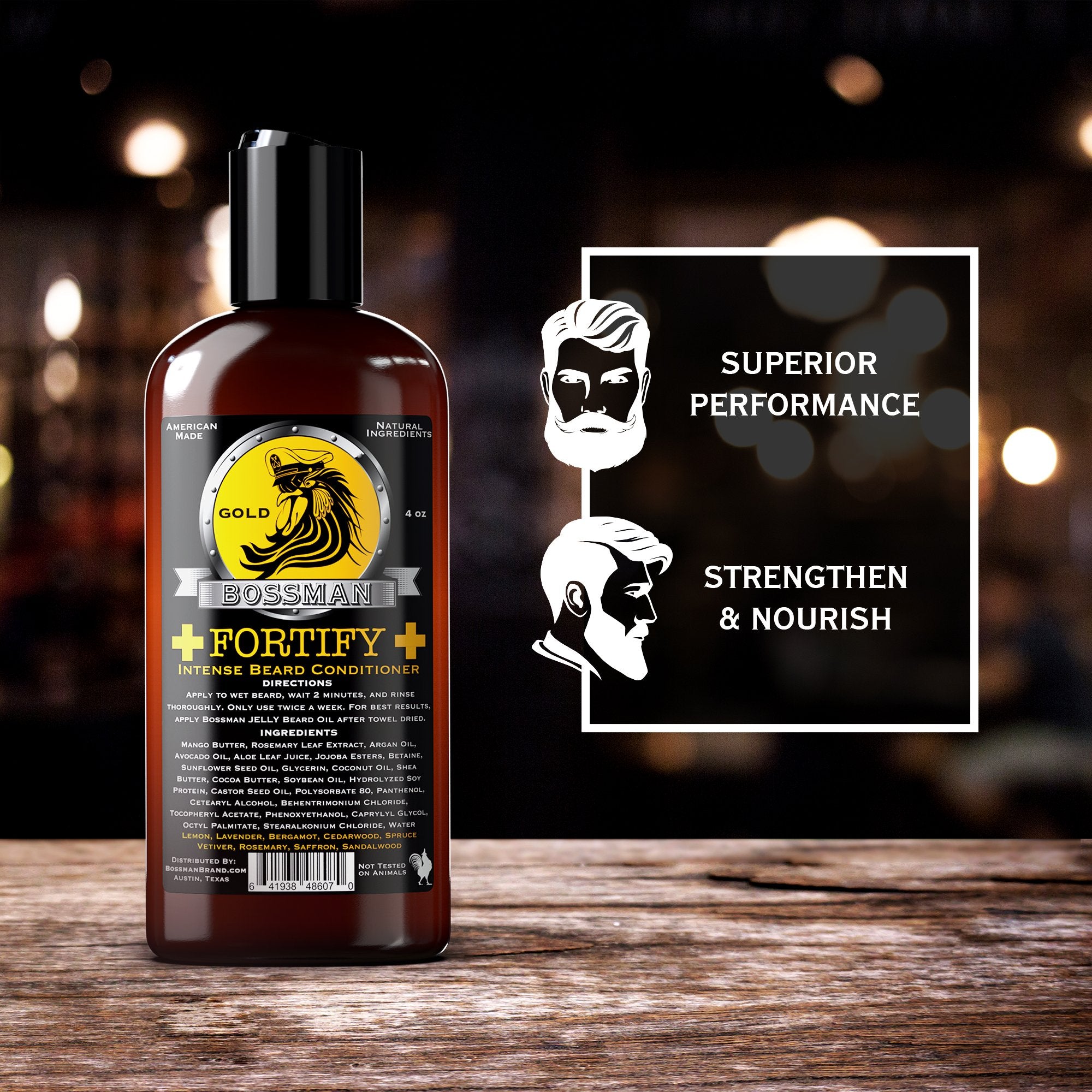 Fortify Intense Beard Conditioner - Gold Scent