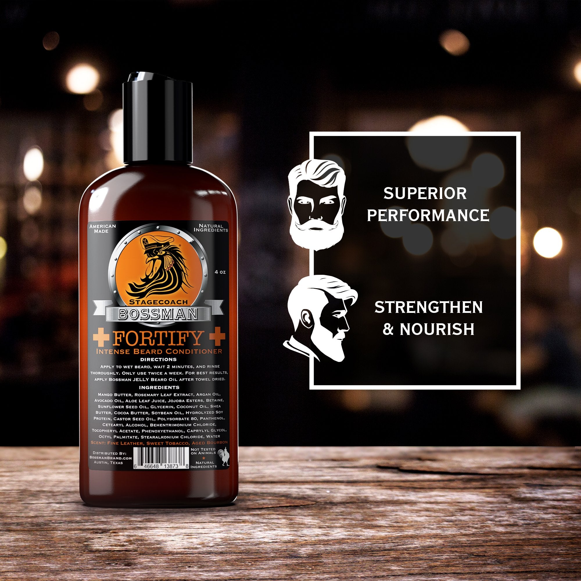 Fortify Intense Beard Conditioner - Stagecoach Scent