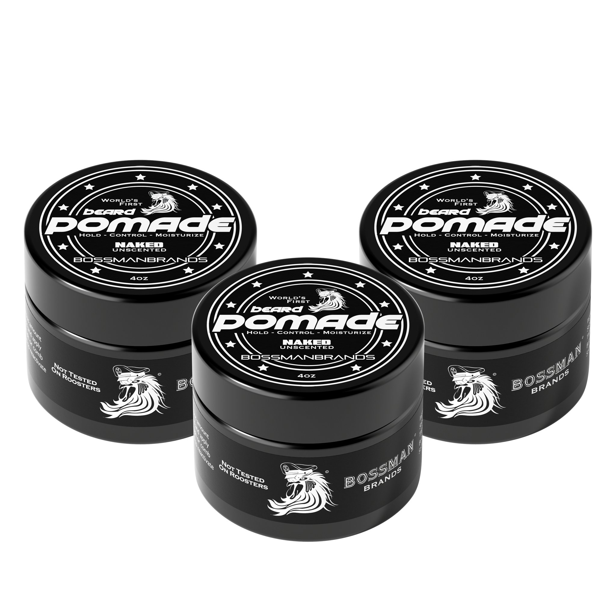 Beard Pomade - Naked (3 pack)