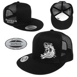 Bossman Black Mesh Trucker Hat