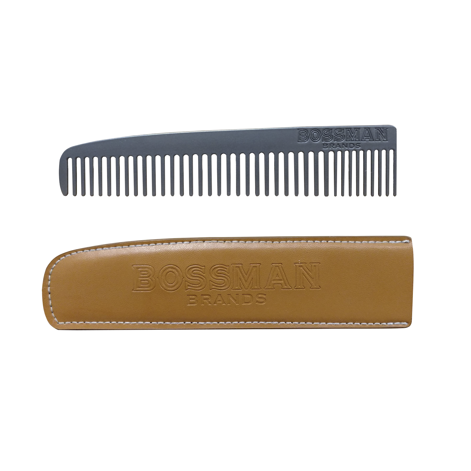 Bossman Metal Beard & Mustache Comb