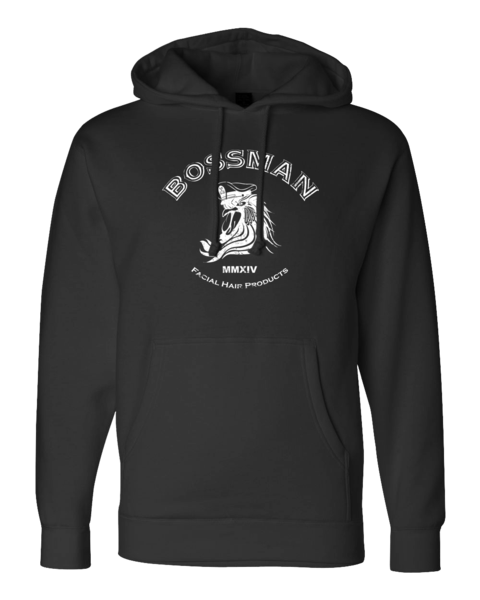 Bossman Black Pull Over Hoodie (Heavy Weight)