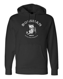 Bossman Black Pull Over Hoodie (Heavy Weight)