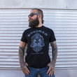 Bossman Rooster Skull Black Tee Shirt