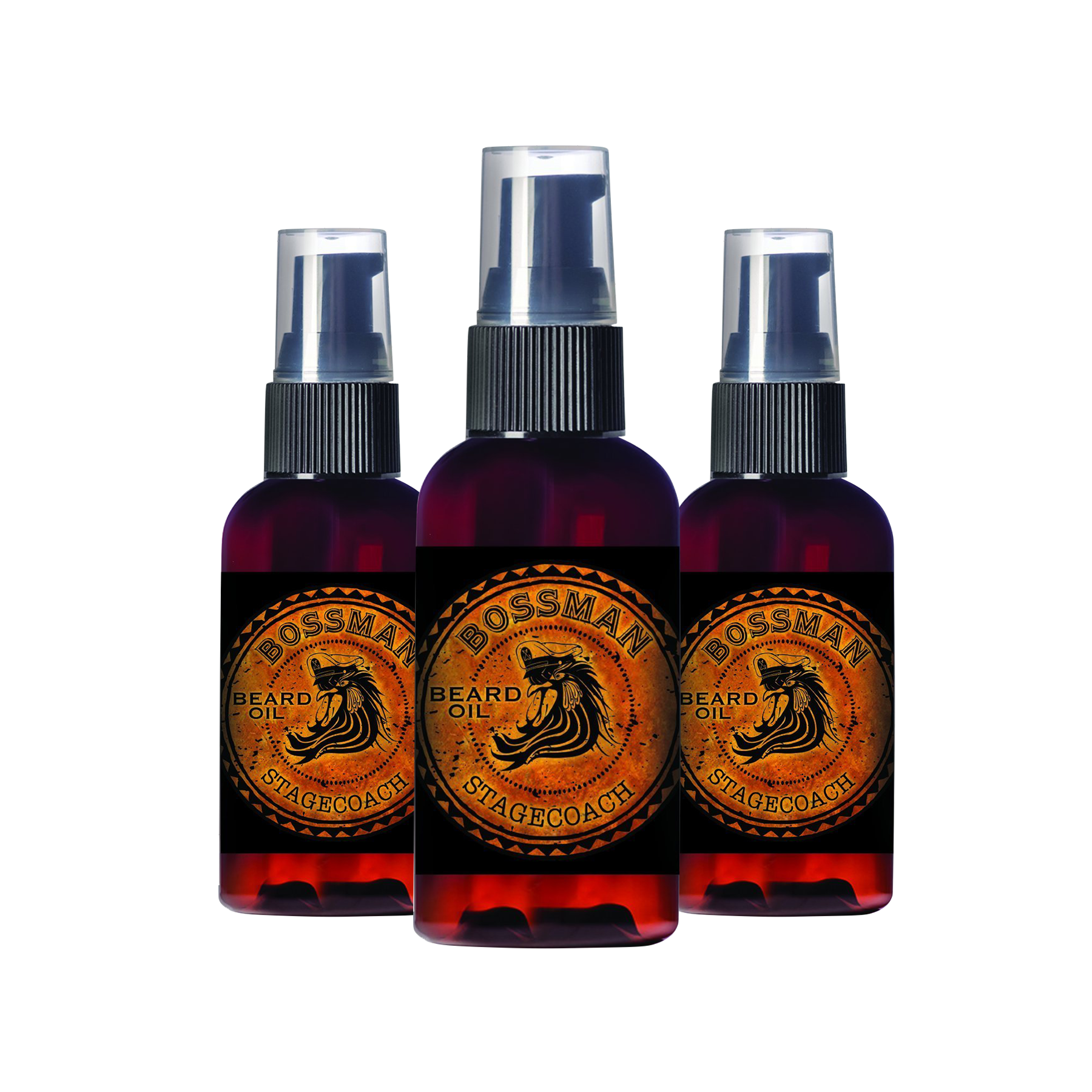 Beard Oil - Stagecoach Scent (3 Bottles)