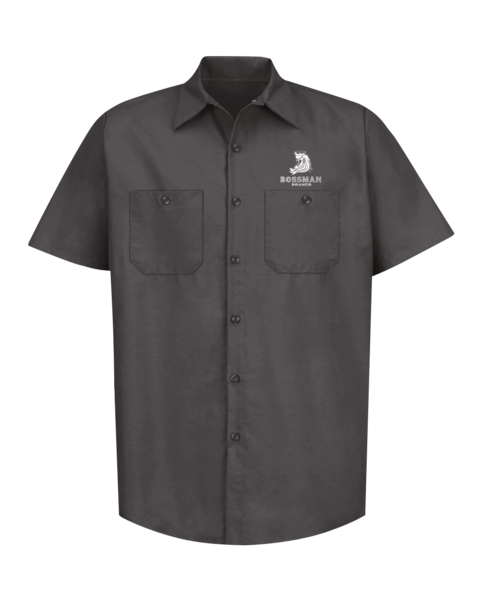 Bossman Grey Work Shirt