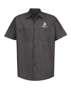 Bossman Grey Work Shirt