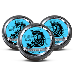 Bossman Relaxing Beard Balm - Magic Scent (3 Pack)