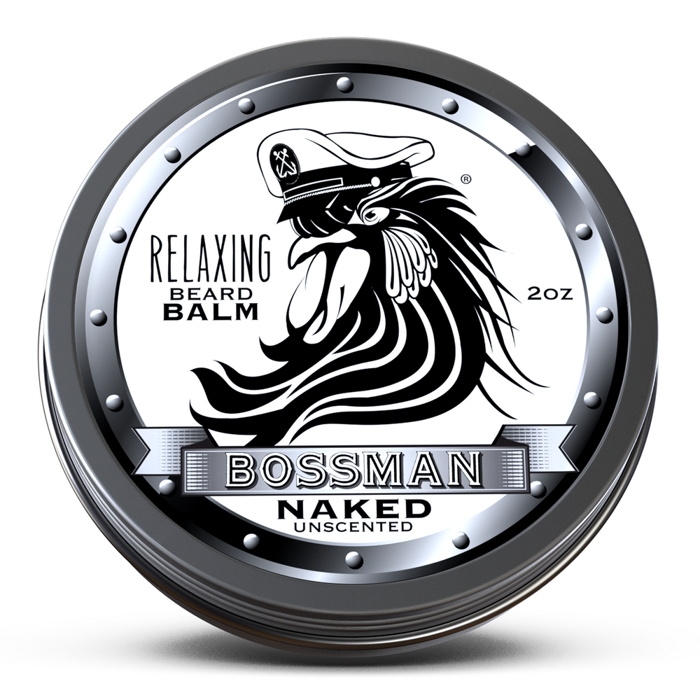 Bossman Relaxing Beard Balm - Naked Scent