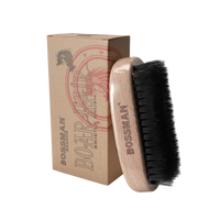 Bossman's Hand Held Boar & Nylon Bristle Brush