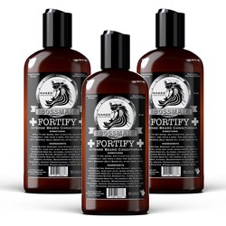 Fortify Intense Beard Conditioner - Naked Scent (3 Pack)